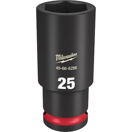 Milwaukee Tool SHOCKWAVE Impact Duty? 1/2"Drive 25MM Deep 6 Point Socket 49-66-6286